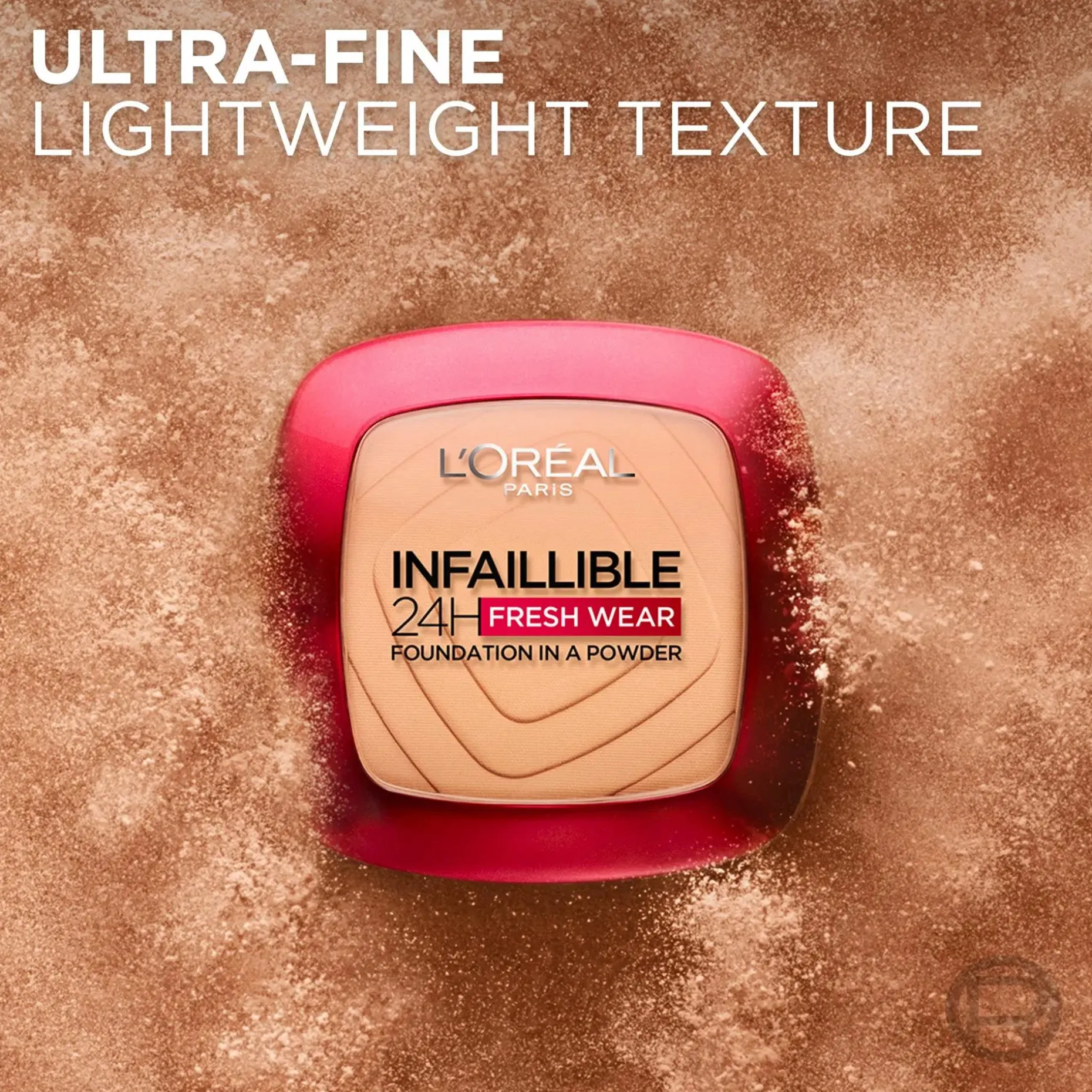 L'Oréal Paris Infaillible 24H Fresh Wear meikkipuuteri 9 g
