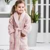 Luin Living lasten kylpytakki 130cm dusty rose