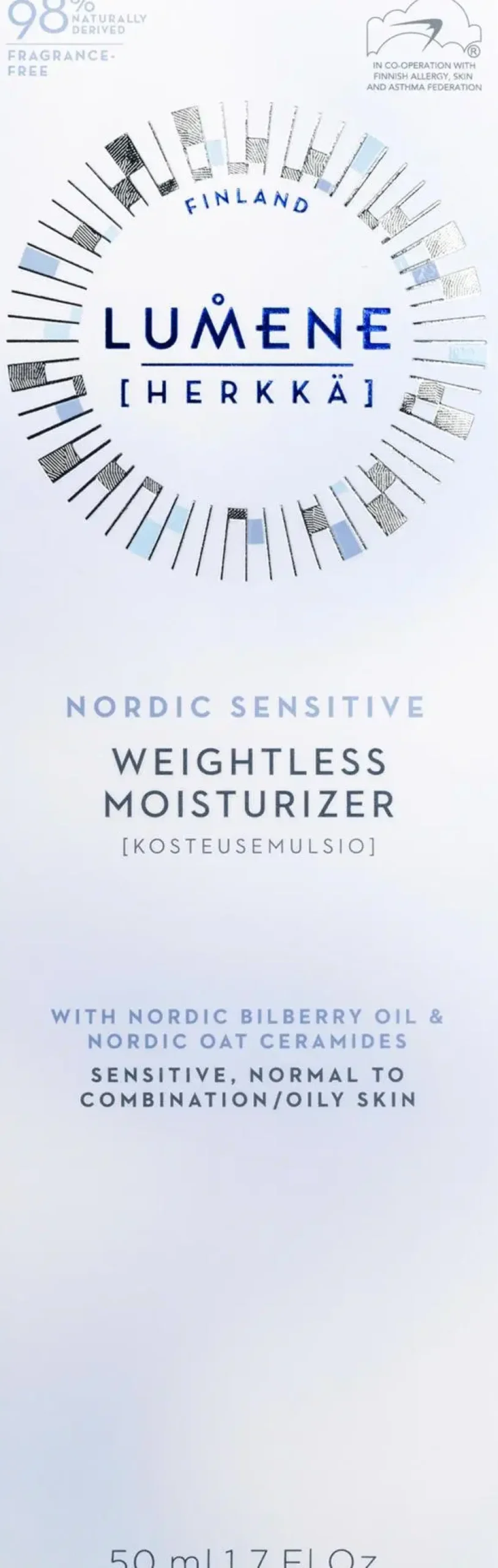 Lumene HERKKÄ Rauhoittava kosteusemulsio 50 ml