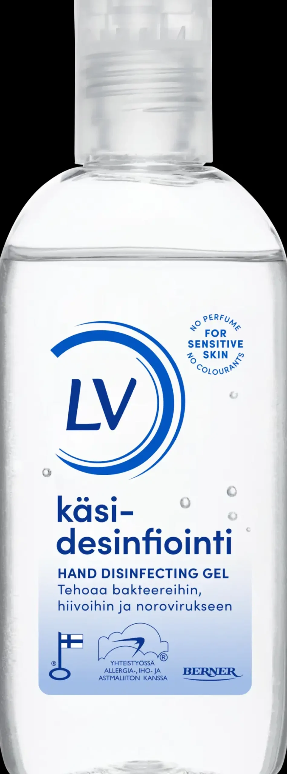 LV 100ml Käsidesinfiointi geeli EN 14476 Noro