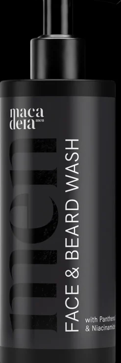 Macadeia Men face & beard wash 200ml Kasvojen ja parran puhdistusgeeli