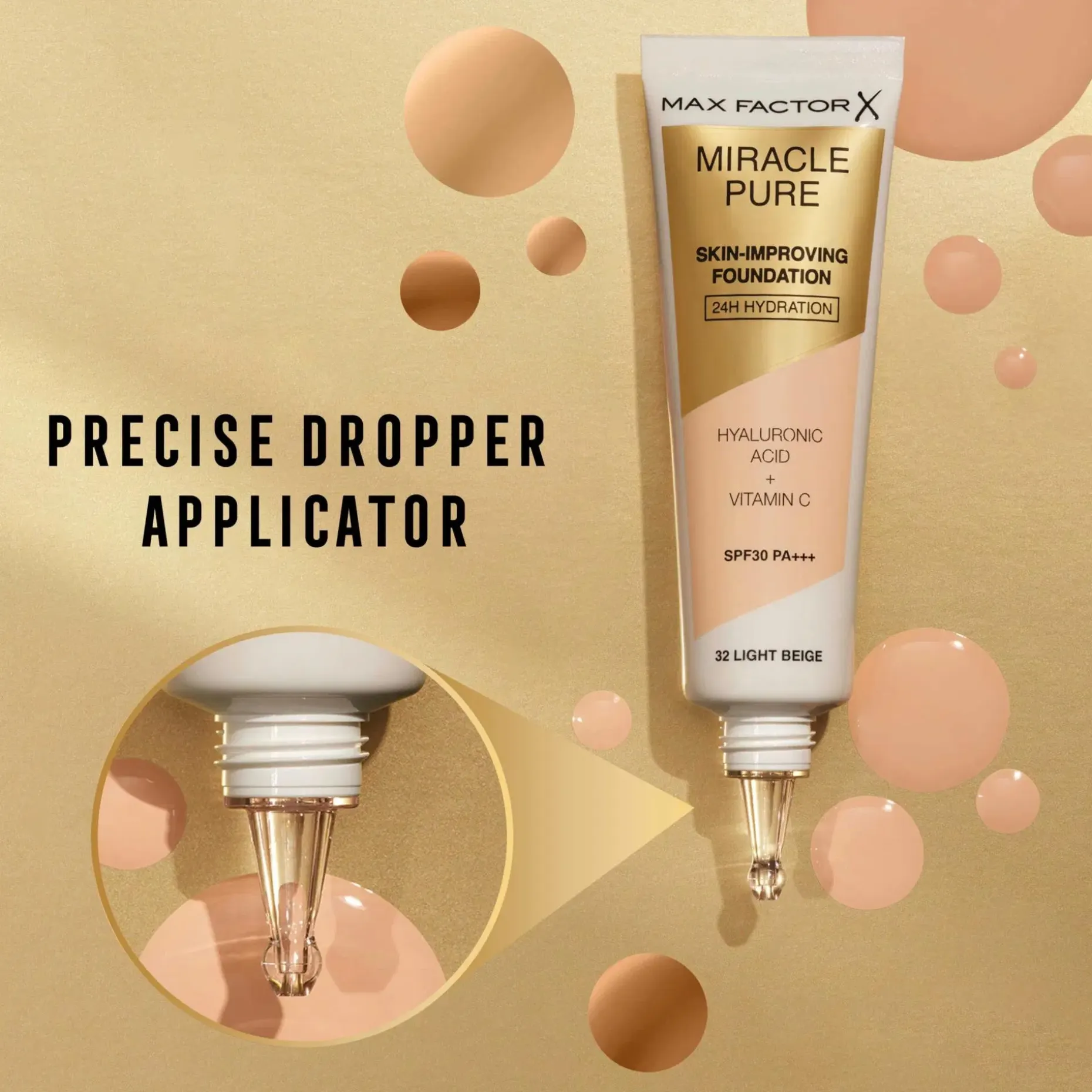 Max Factor Miracle Pure Foundation 75 Golden 30 ml
