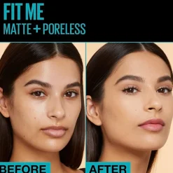 Maybelline New York Fit Me Matte+Poreless -meikkivoide 100 Warm Ivory 30ml