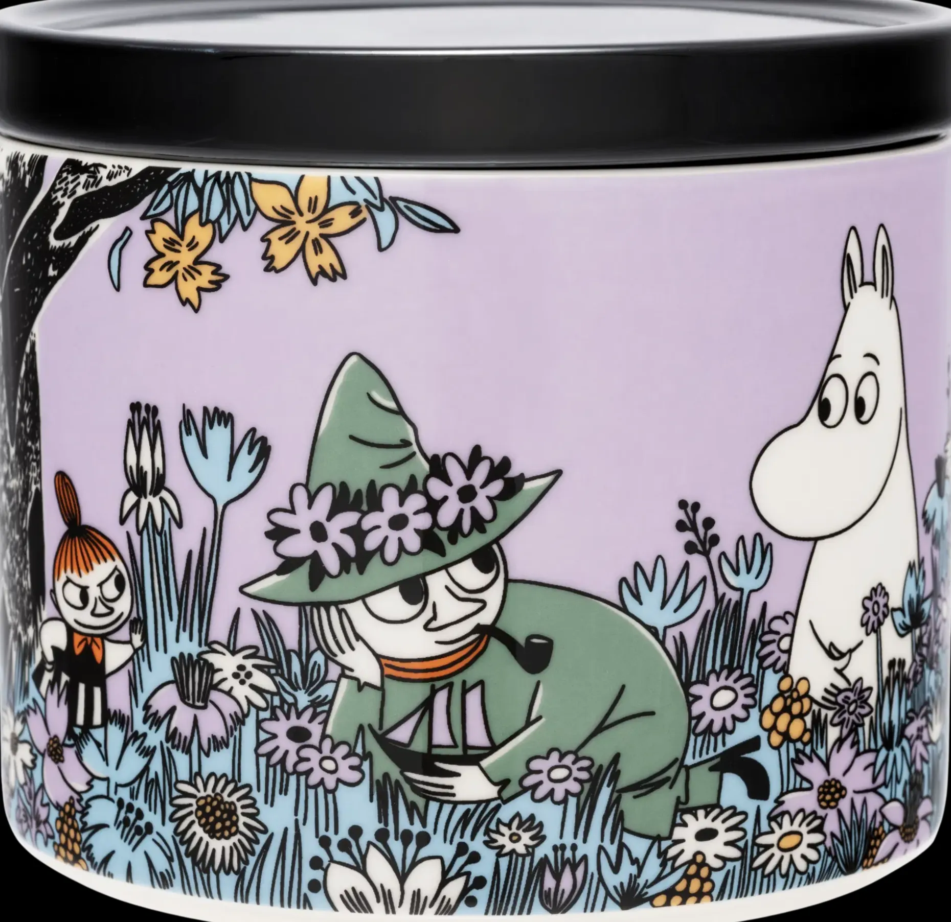 Moomin Arabia Muumi Sydänystävät purkki 0,7L