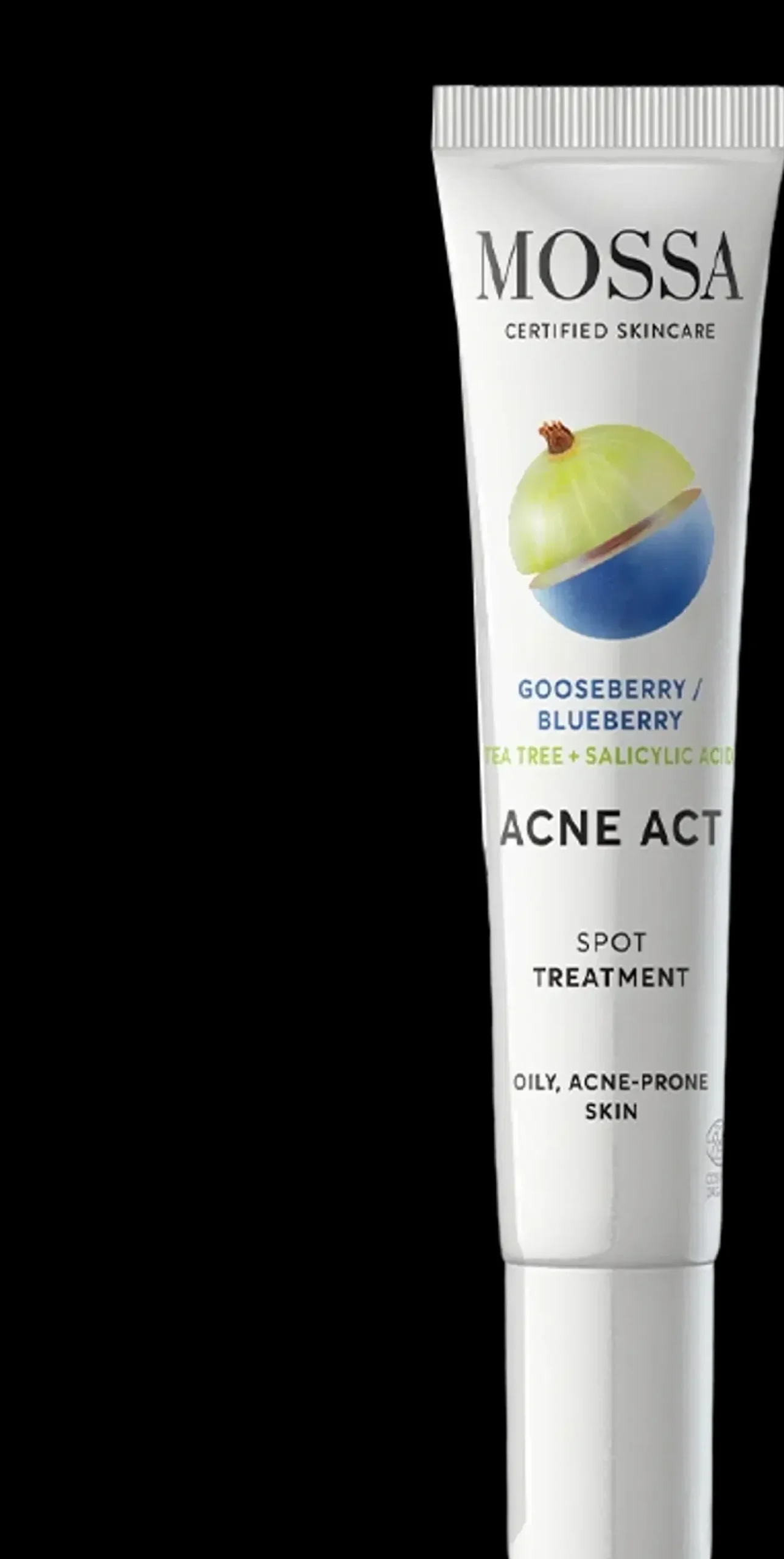 Mossa Acne Act Täsmätipat finneihin ja epäpuhtauksiin 15ml