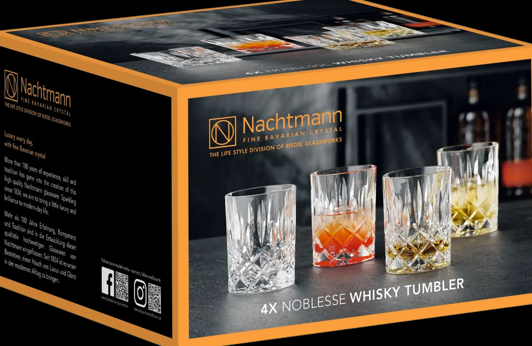 Nachtmann 4 kpl Noblesse Tumbler juomalasit