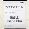 Novita lanka Nalle Alpakka 50g luonnonvalkoinen 010