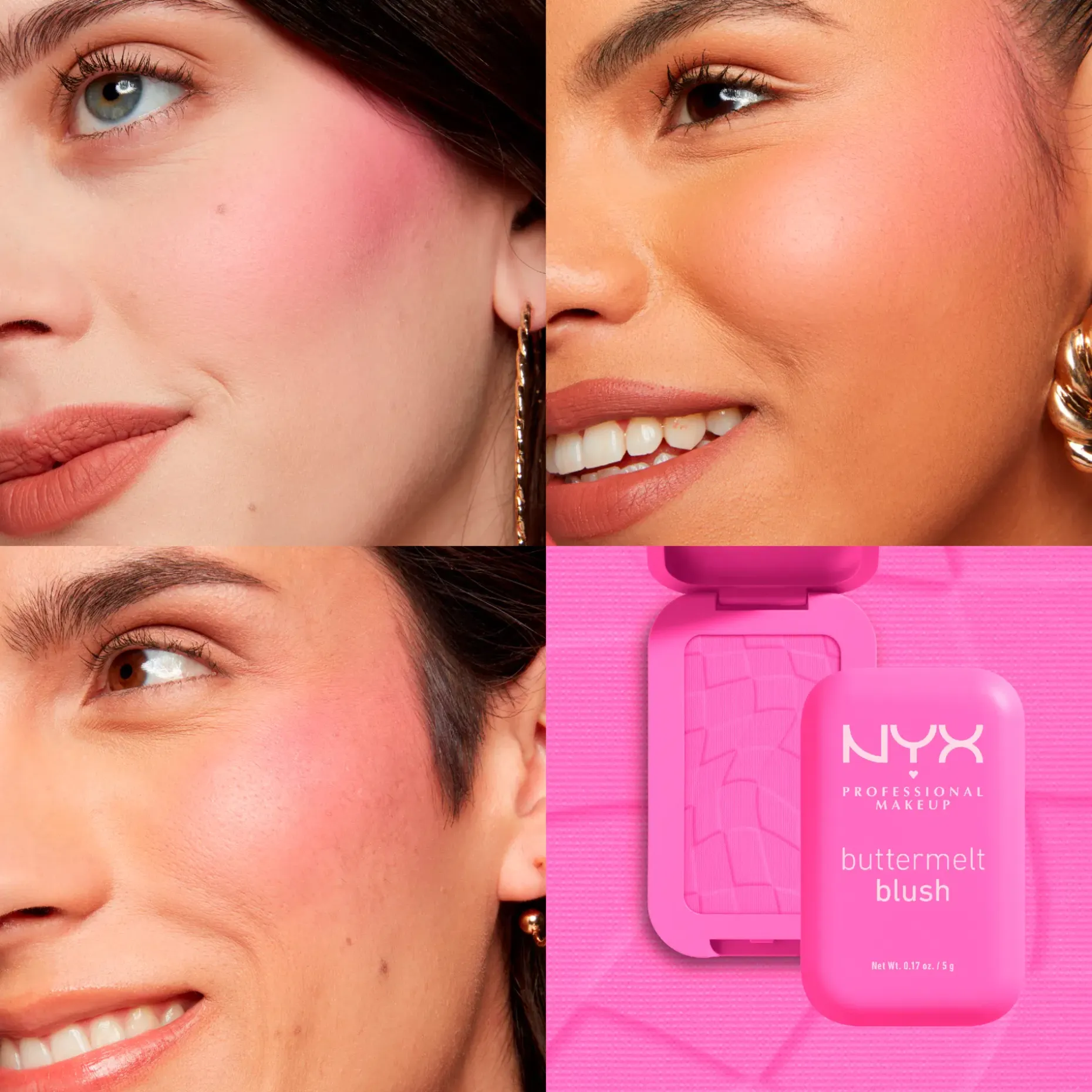 NYX Professional Makeup Buttermelt Blush poskipuna 5 g