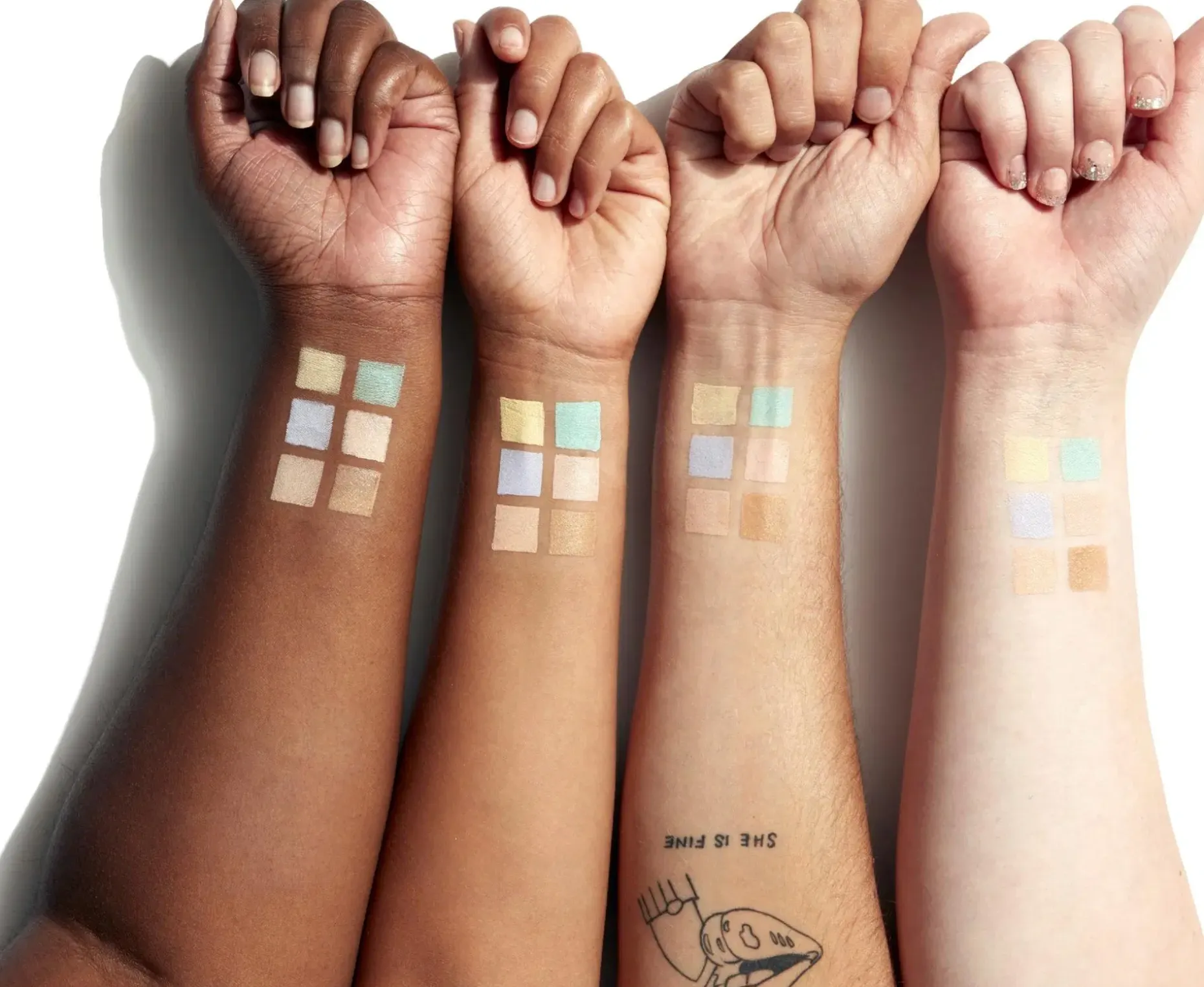 NYX Professional Makeup 3C Palette Color Correcting Concealer peiteväripaletti 1,5 g