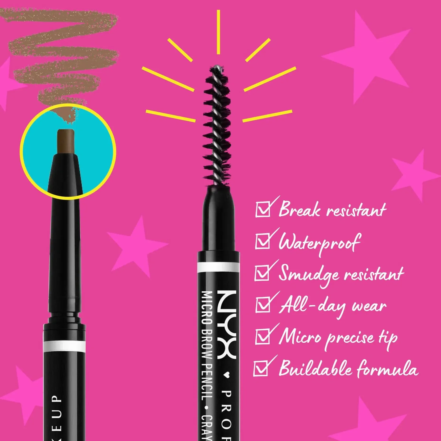 NYX Professional Makeup Micro Brow Pencil kulmakynä 0,09 g