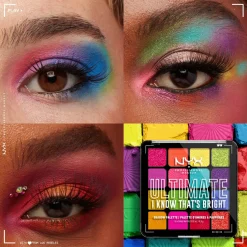 NYX Professional Makeup Ultimate Shadow Palette -luomiväripaletti 04W I Know That's Bright 13,28 g