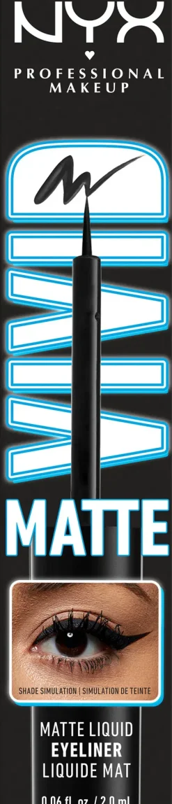 NYX Professional Makeup Vivid Matte Liquid Liner silmänrajauskynä 2 ml