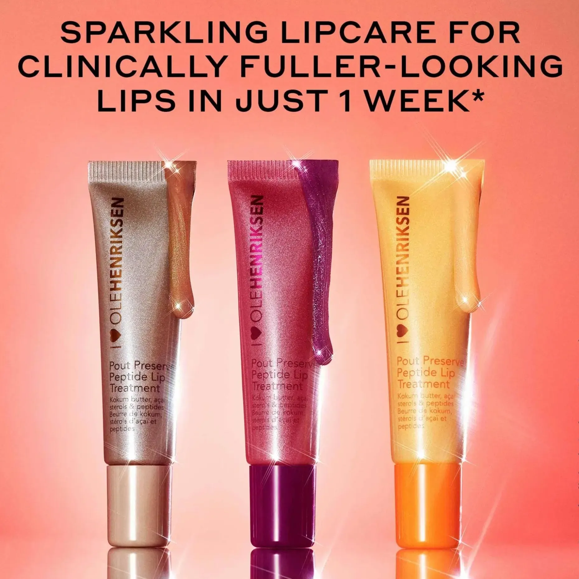Ole Henriksen Pout Preserve Glimmer Lip treatment Creme Brulee huulivoide 12ml