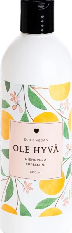 Ole Hyvä hienopesu appelsiini 600ml