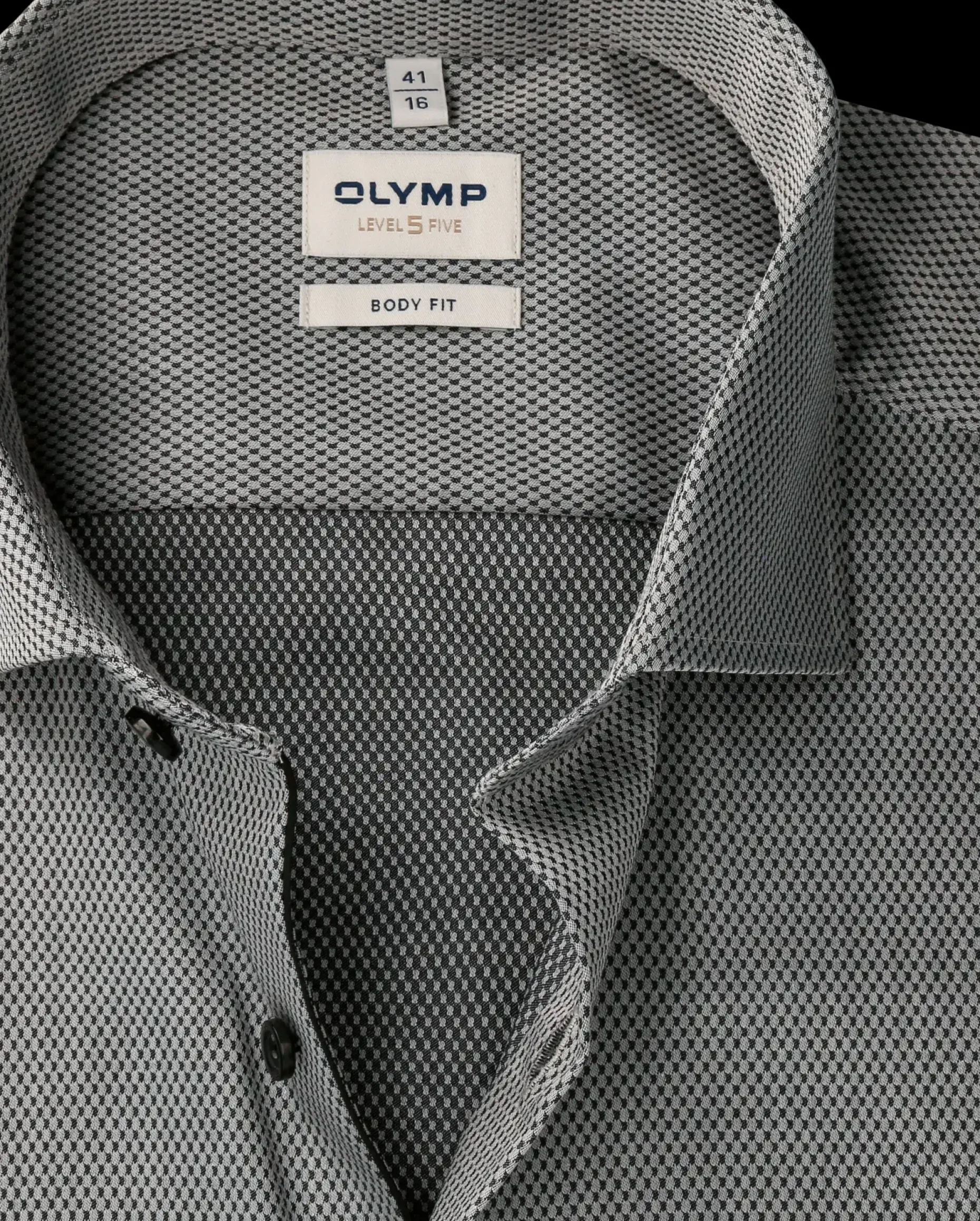 Olymp Level Five Body Fit kauluspaita erikoispitkä