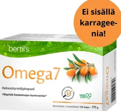 Omega7 kaksoistyrniöljy ravintolisä 150 kaps.
