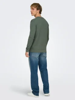 Only & Sons Onsberry ls crew neule