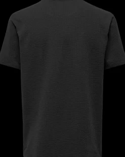 Only & Sons Onskian seersucker t-paita