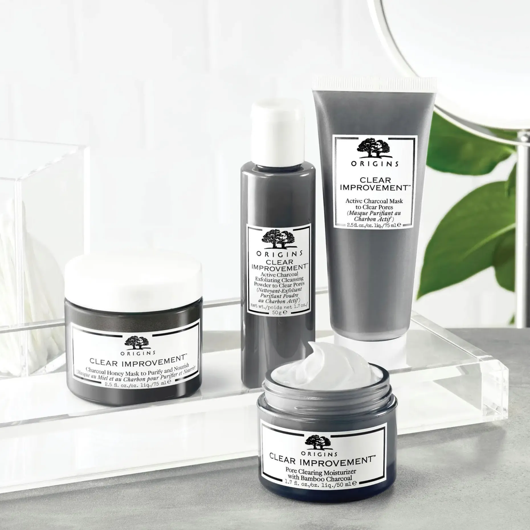 Origins Clear Improvement™ Active Charcoal Mask to Clear Pores kasvonaamio 75 ml