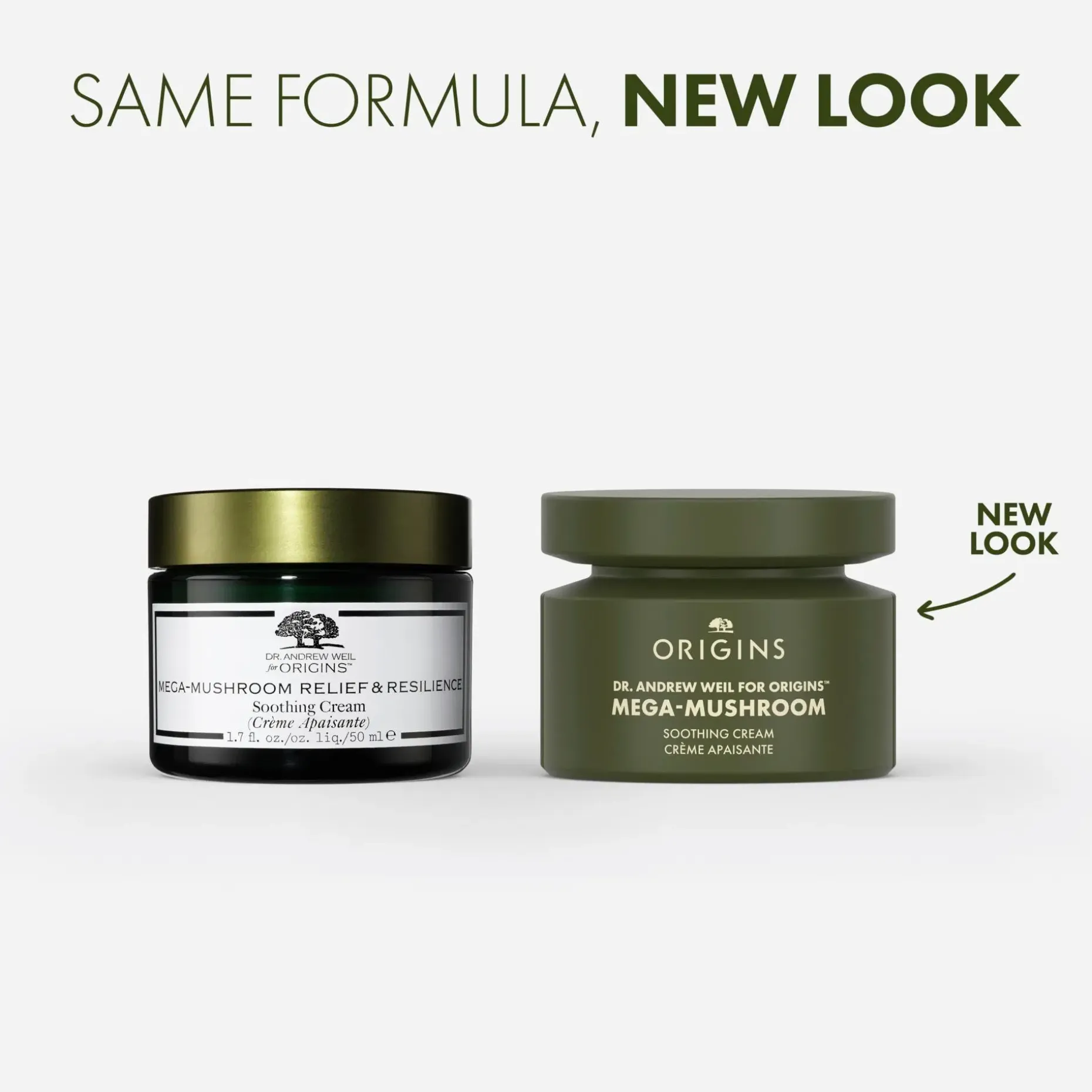 Origins Mega-Mushroom™ Skin Relief Soothing Face Cream rauhoittava kasvovoide 50 ml
