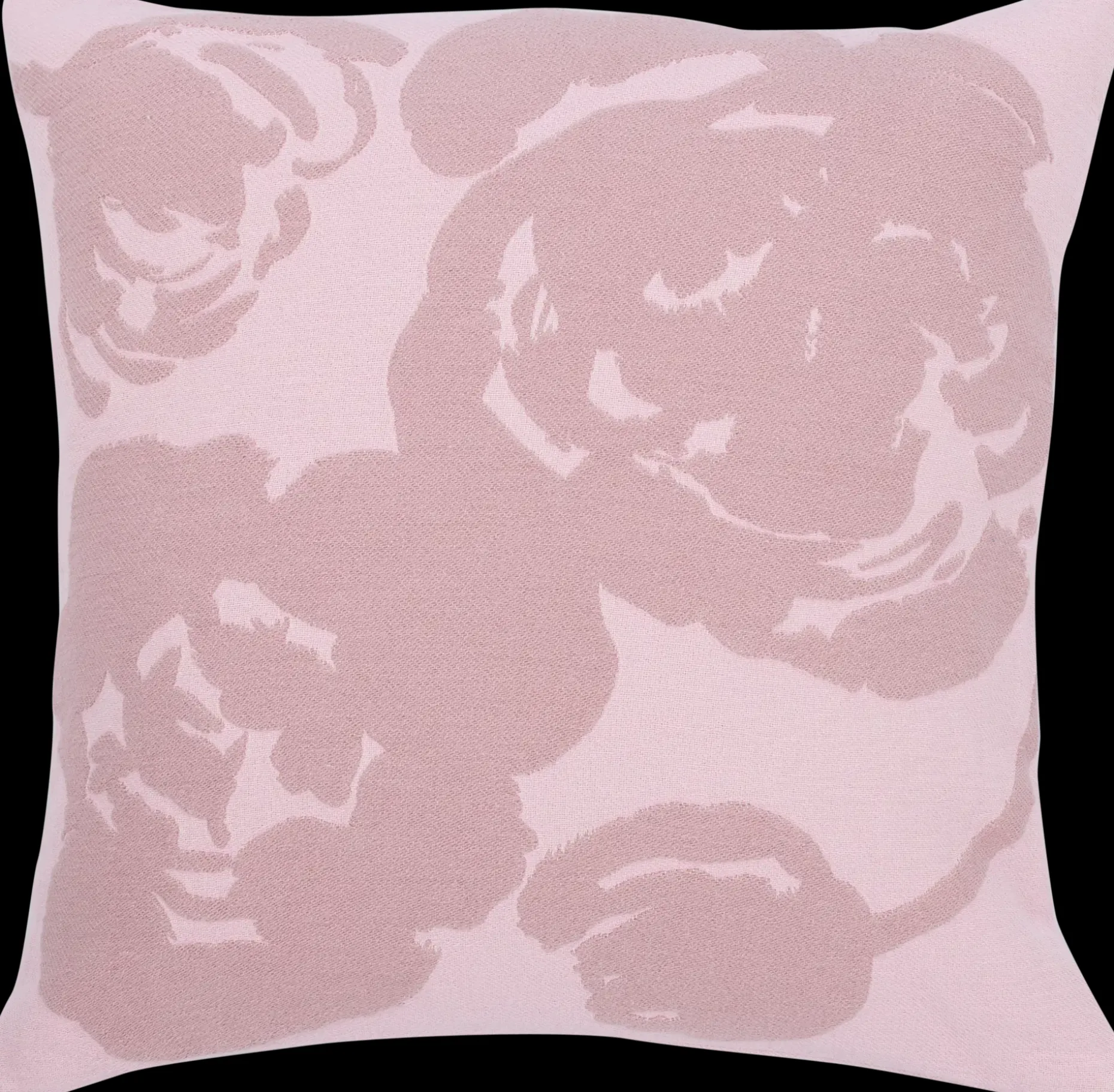 Pentik Lilia tyynynpäällinen jacquard 45x45, vaaleanpunainen
