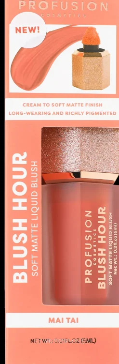 Profusion Cosmetics Blush Hour Soft Matte Liquid Blush nestemäinen poskipuna 6 ml