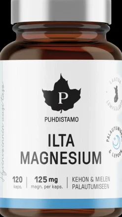 Puhdistamo Ilta Magnesium 120 kapselia