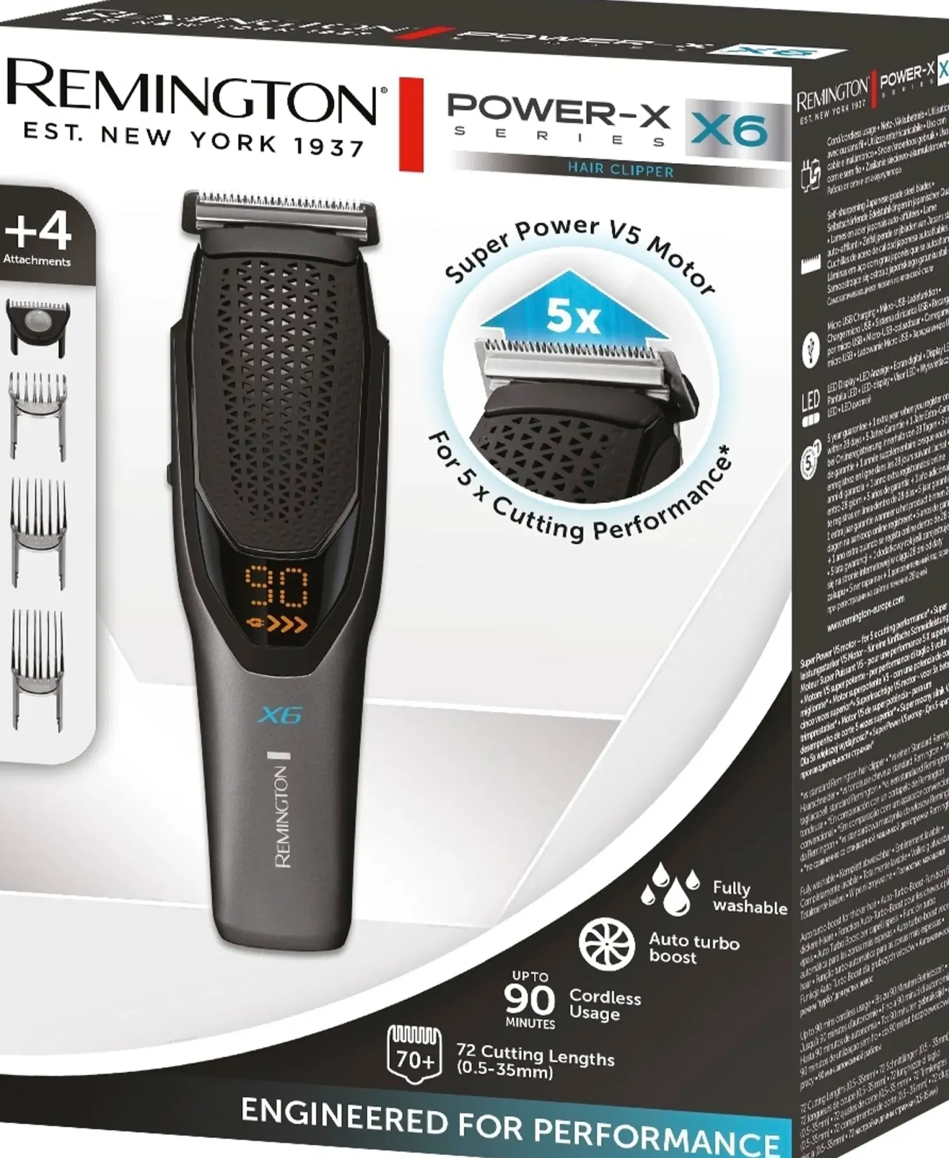 Remington Hiustenleikkuri Power-X X6 HC6000
