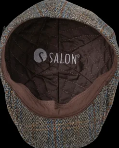 Salon Rocky Gen Harris Tweed flat cap