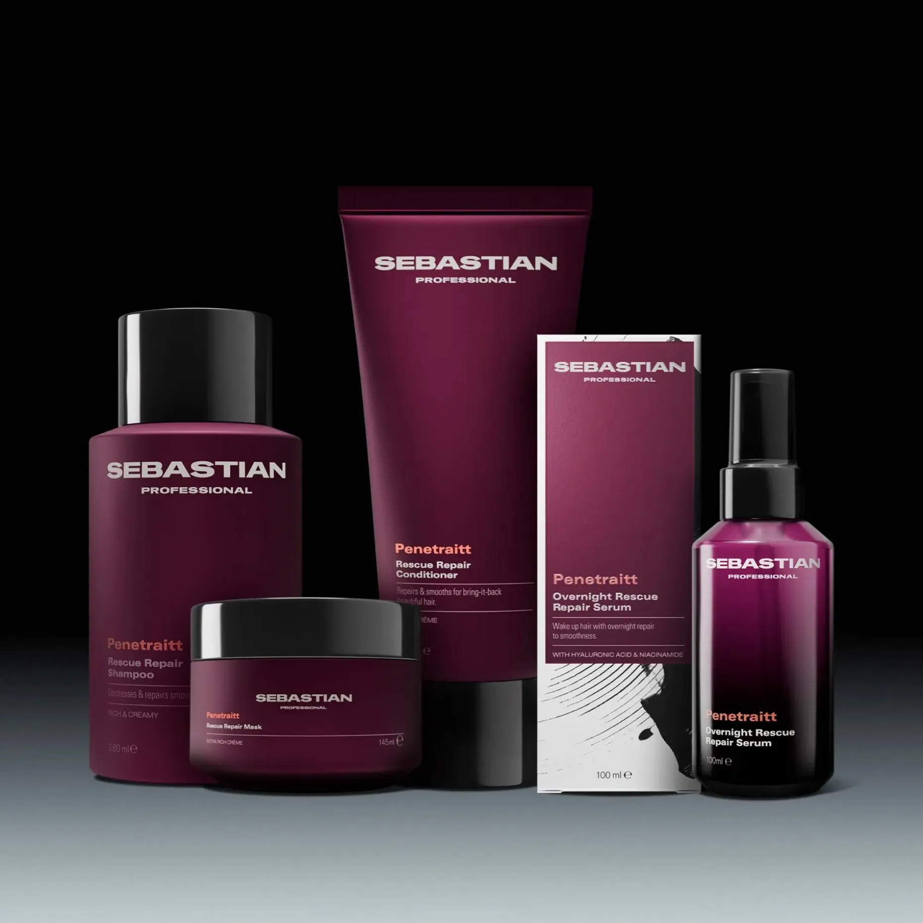 Sebastian Professional Penetraitt Rescue Repair Mask hiusnaamio 145 ml