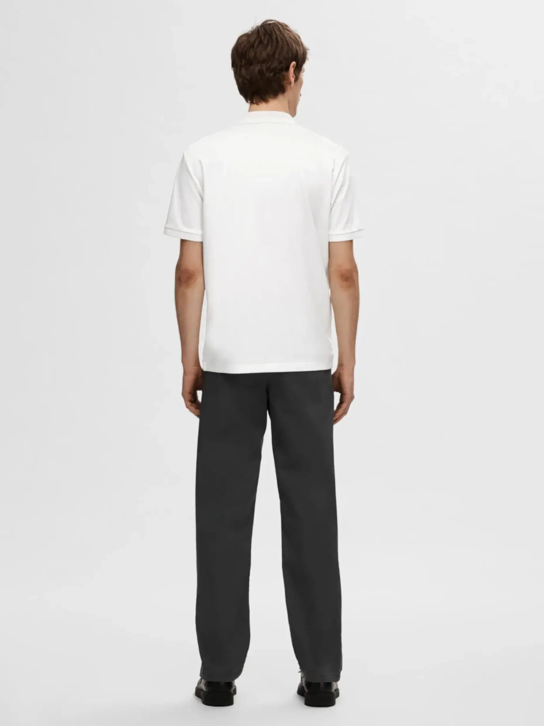 SELECTED HOMME Slhfave zip ss polo pikee