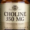 Solgar Choline Koliini 350 mg ravintolisä 100 kaps.