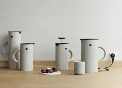 Stelton EM77 termoskannu 1,0 l,  vaaleanharmaa