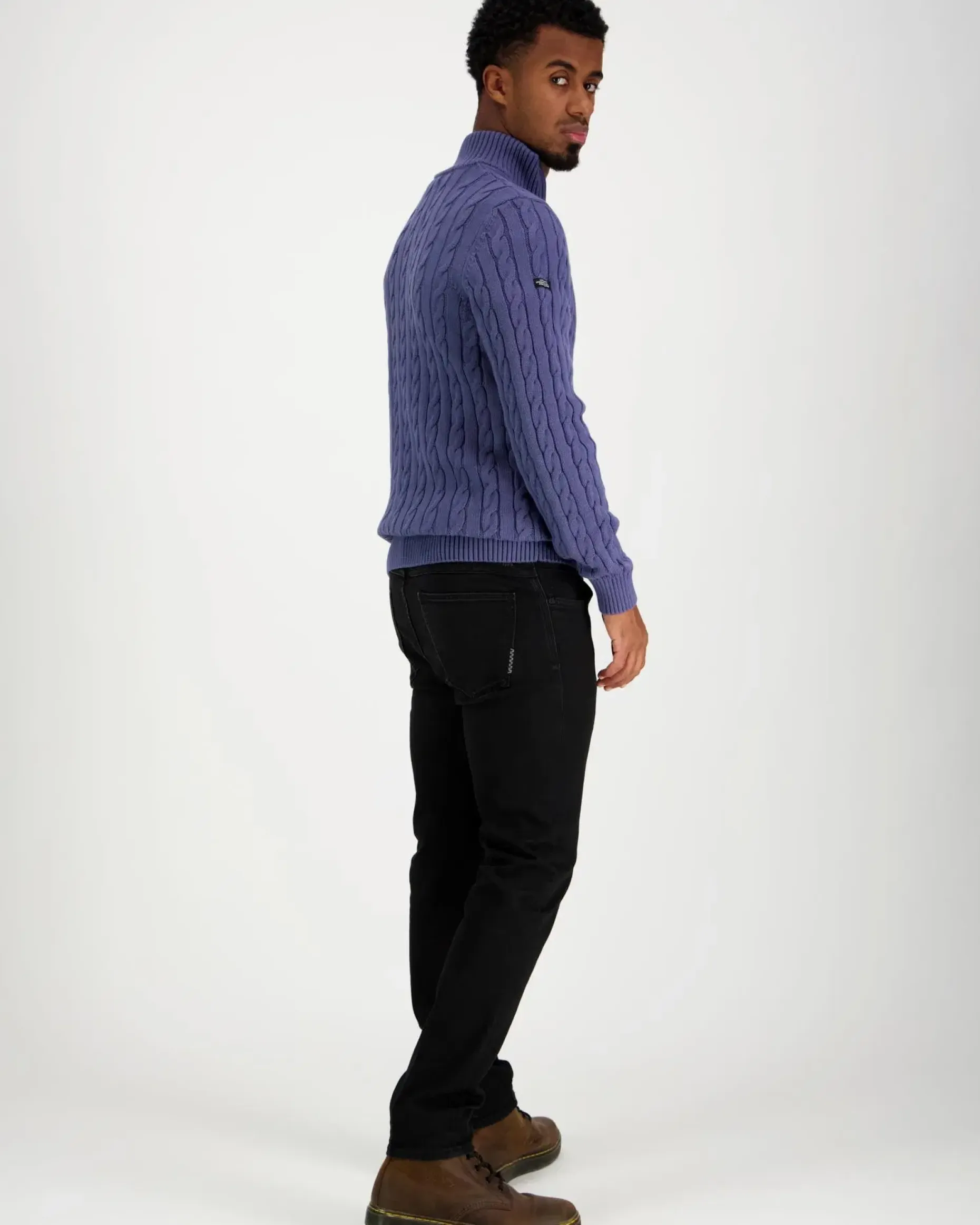 Superdry Preppy cotton cable neule