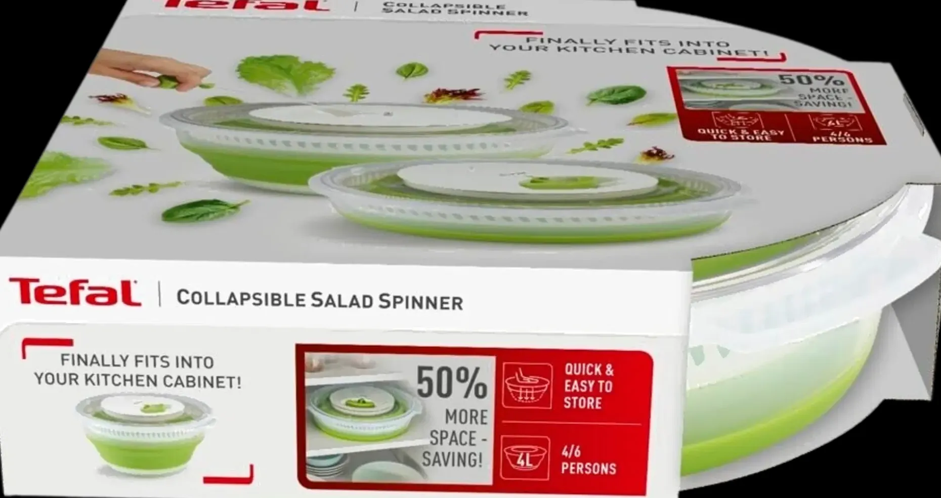 Tefal kokoon taitettava salaattilinko 4L K2520155