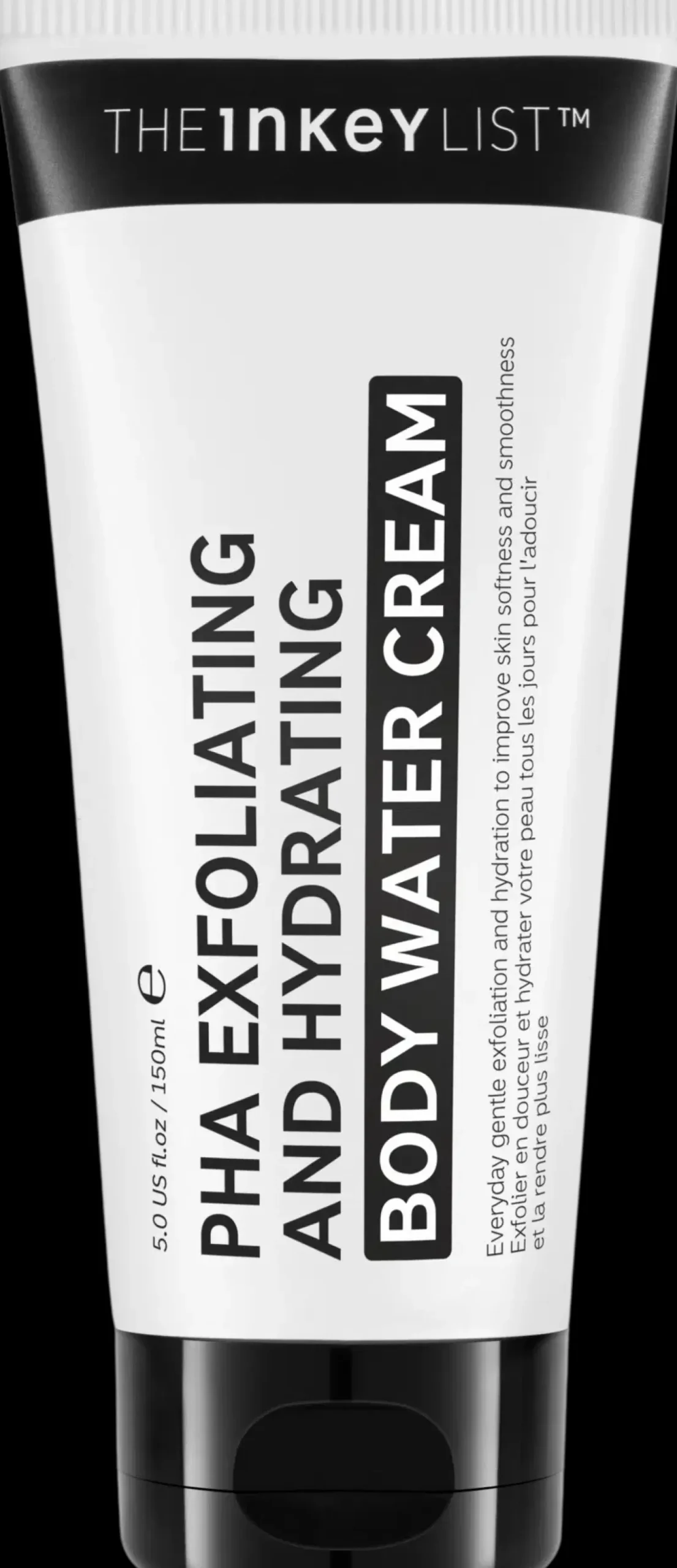 The Inkey List PHA Exfoliating Body Water Cream vartalovoide 150 ml