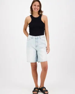Tommy Hilfiger Dnm bermuda short hwsky farkkushortsit