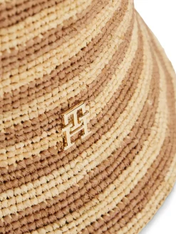 Tommy Hilfiger summer crochet buckethat