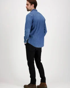 Tommy Jeans Tjm denim regular fit shirt ext farkkupaita