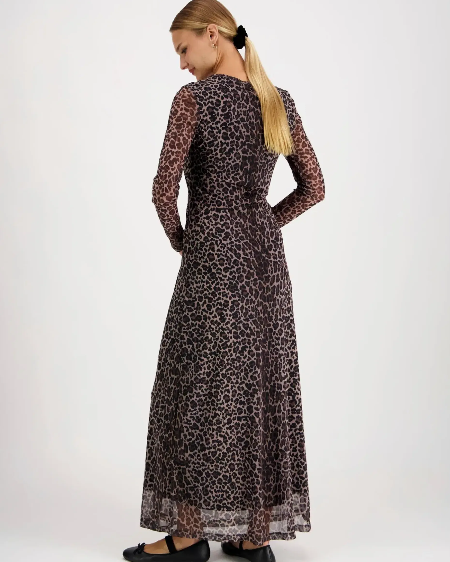 Tommy Jeans Tjw aop mesh midi mekko