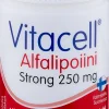Vitacell Alfalipoiini Strong 250 mg alfalipoiinihappotabletti 120 tabl