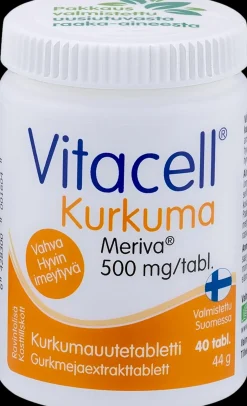 Vitacell Kurkuma kurkumauutetabletti 40 tabl