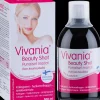 Vivania Beauty Shot punaiset marjat Kollageeni-hyaluronihappo-sinkki 500 ml