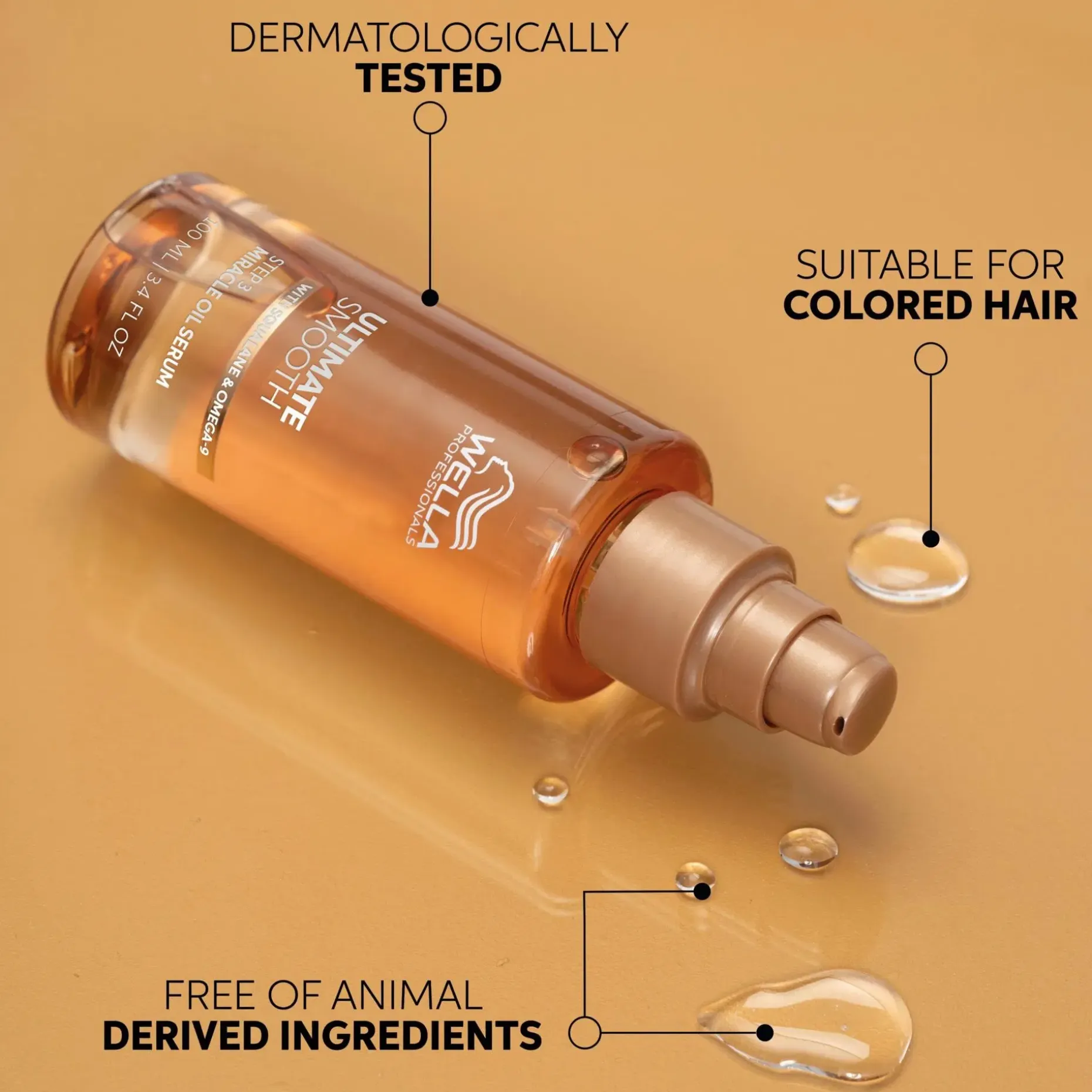 Wella Professionals Ultimate Smooth Miracle Oil Serum hiusöljy 100ml