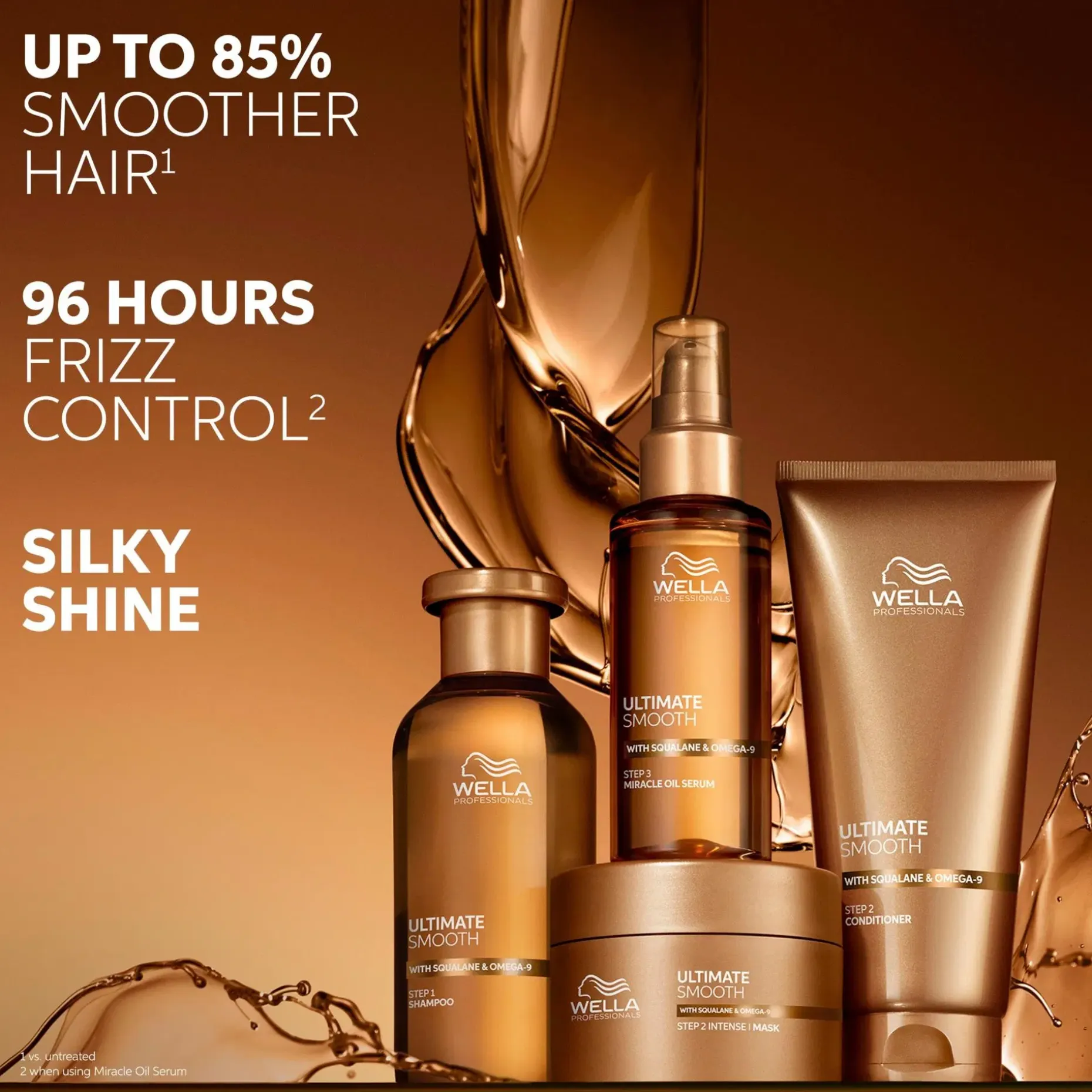 Wella Professionals Ultimate Smooth Miracle Oil Serum hiusöljy 100ml
