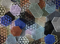 Zone Denmark Hexagon pannunalunen 16x14cm indigo